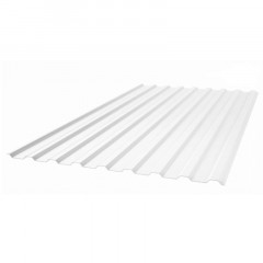 Профилированный поликарбонат трапеция МП-20 3000х1050х1,3мм (бронза серая прозрачная) Юг-Ойл-Пласт