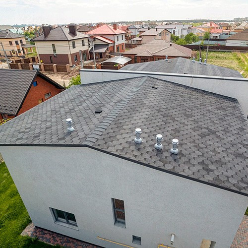 Гибкая мягкая черепица Шинглас (Shinglas) Соната, Серый 3м2, Технониколь