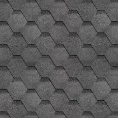 Гибкая мягкая черепица Шинглас (Shinglas) Соната, Серый 3м2, Технониколь