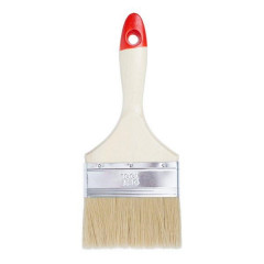 Кисть плоская 100мм (4"), натуральная светлая щетина, Эксперт T4P 0101140