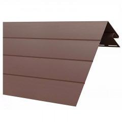 J-Фаска (ветровая доска) для винилового сайдинга 3000мм, Каштан Технониколь 697211