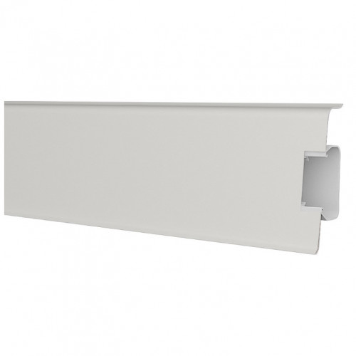 Плинтус Strong 70 (70104) с увеличенным кабель каналом 72*24мм, 2,5м Decoplast