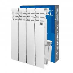 Радиатор биметаллический Bi 350*80, 4 секций, 420Вт, STI