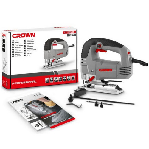 Лобзик электрический 85мм, 710 Вт, 3000 об/мин Crown CT15189
