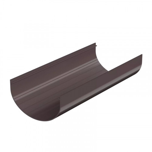 Желоб водосточный ПВХ 3м, Темно коричневый Оптима Технониколь 054435