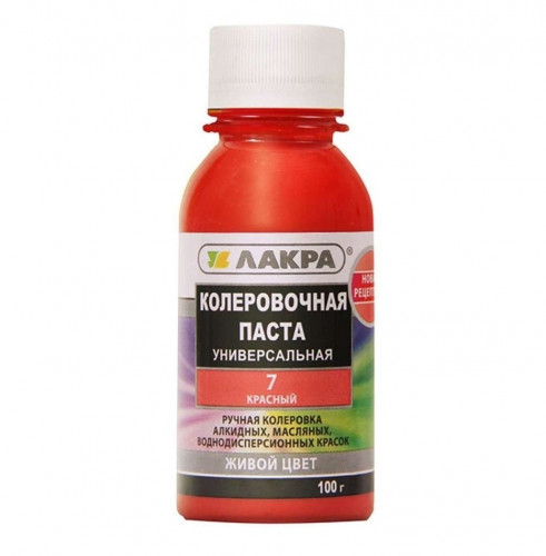 Колер №7 красный 0,1л Лакра
