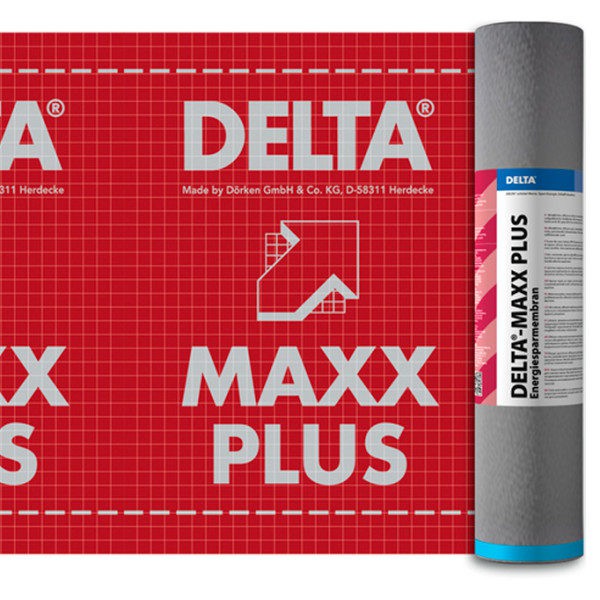 Мембрана энергосберегающая диффузионная DELTA-MAXX PLUS с самоклеящейся лентой 50х1.5 м, 190г/м2