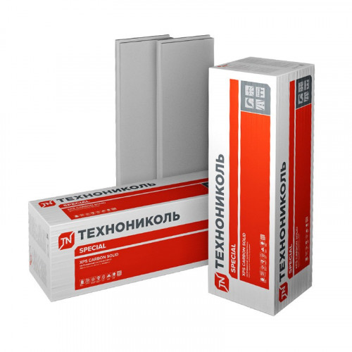 Пенополистирол XPS CARBON SOLID 500 тип А (2400*600*50) 8шт. 11,52м2 (0,576м3) Технониколь