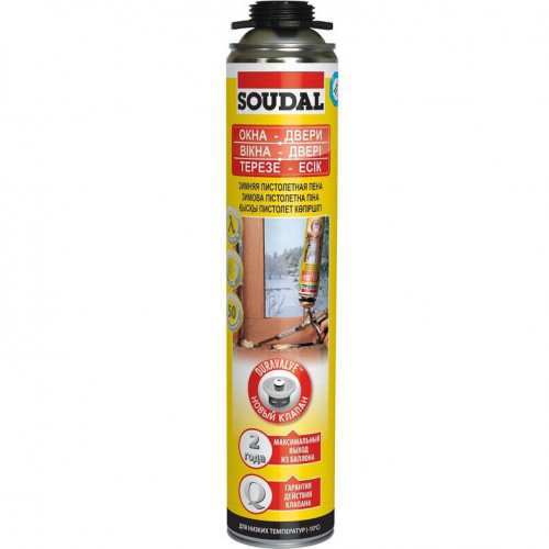 Пена монтажная Soudal зимняя (0,75 л)