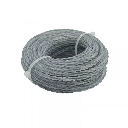 Леска для триммера, витой квадрат с сердечником 2.4мм*15м Vertextools YK-999-2.4-15