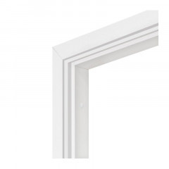 Комплект дверной коробки 2 петли М10 968х2076 ламинированная Белая Олови