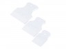 Набор шпателей 3 предмета белый резинопластик, 40,60,80мм РемоКолор 12-2-102