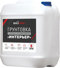 Грунтовка глубокого проникновения всесезонная Интерьер BAUHOW, 5л