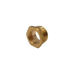 Футорка латунная 3/4" х 1/2" наружная/внутренняя резьба