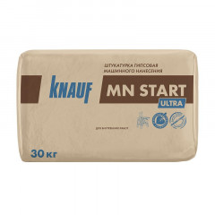 Штукатурка гипсовая белая KNAUF МН Старт Ультра (MN start ultra), 30 кг
