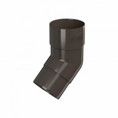 Колено водоотводное 135 ПВХ, Темно коричневый Оптима Технониколь 054437