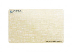 Кубообразная рейка C-дизайн В18 30*50*3000мм, Рогожка темная Cesal (Альконпласт)