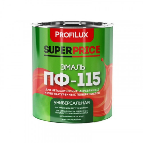 Эмаль ПФ-115 желтая, 1,9 кг Profilux Superprice