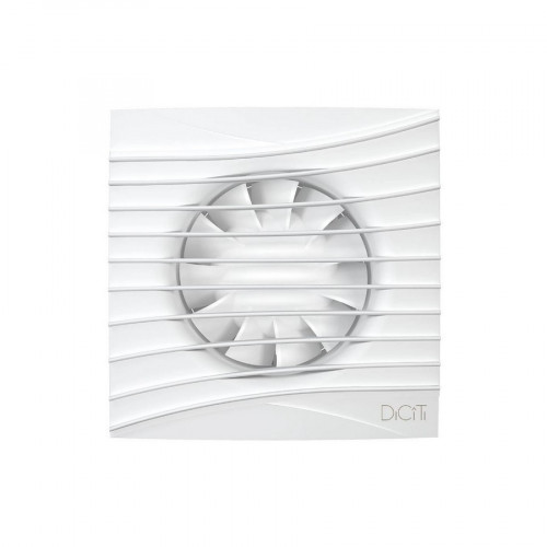 Вентилятор осевой вытяжной D125 Silent 5C Matt White DiCiTi