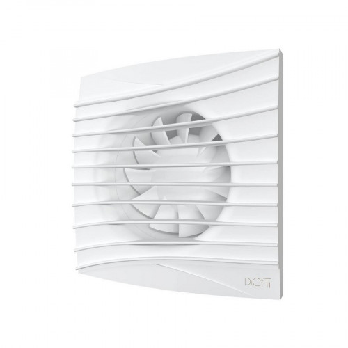 Вентилятор осевой вытяжной D125 Silent 5C Matt White DiCiTi