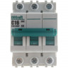 Выключатель автоматический 3п С 16А 4.5кА ВА-101, 11078 DEKraft