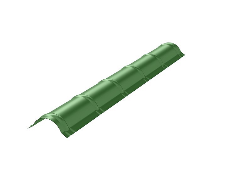Конек для металлочерепицы 0.45 2м стандарт ПЭ RAL6021 Бледно-зеленый