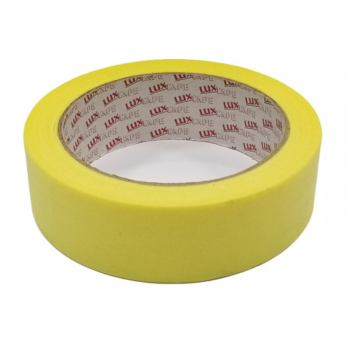 Скотч малярный 50м х 25мм желтая Luxtape
