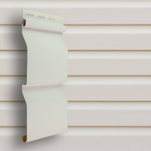 Сайдинг виниловый D4 3660*203мм (0,74м2) белый, Grand Line