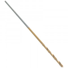 Сверло по металлу 0,8х30(15)мм титан кобальт Р6М5К5 Vertextools 666-0,8