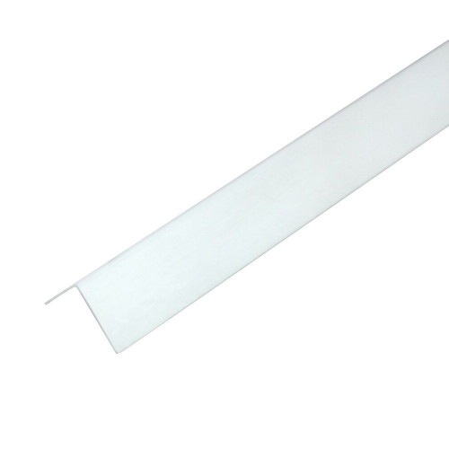 Уголок ПВХ арочный накладной 20х10х3000 белый