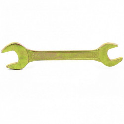 Ключ гаечный рожковый 27х24мм, желтый цинк Сибртех 14314