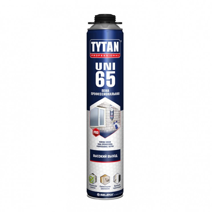 Пена монтажная профессиональная Tytan UNI 65 Professional 750 мл