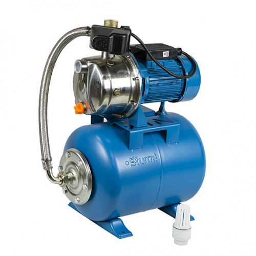 Насосная станция 24л, 1400 Вт, корпус нержавеющая сталь Sturm WP9714ST