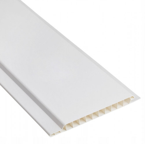 Панель ПВХ Белая матовая вагонка 3000*100*8мм