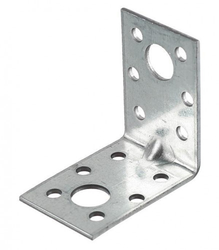Крепежный уголок усиленный оцинкованный 70х70х40х2мм