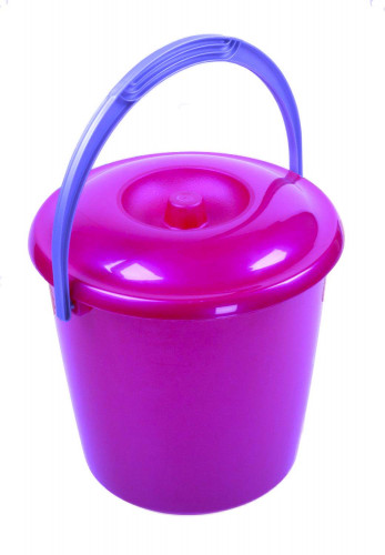 Ведро пластиковое с крышкой, 10л