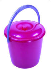 Ведро пластиковое с крышкой, 10л