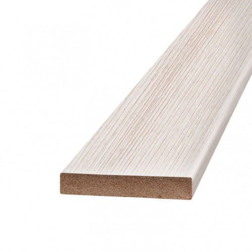 Наличник из экошпона 2200х70х10 дуб белый Олови