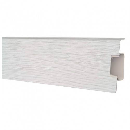 Плинтус Strong 70 (70107) с увеличенным кабель каналом 72*24мм, 2,5м Decoplast