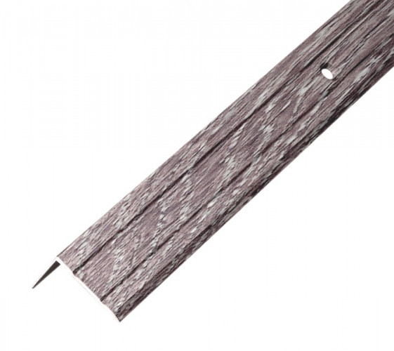 Угол 24х10х1800мм Дуб Марсель алюминиевый Русский профиль