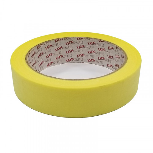 Скотч малярный 25м х 30мм желтая Luxtape