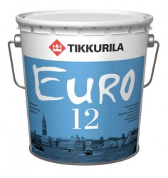 Краска латексная полуматовая Euro 12 A TIKKURILA 0,9 л