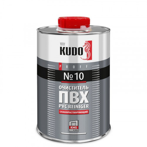 Очиститель для ПВХ N10 слаборастворяющий Kudo SMC-010, 1000мл