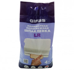 Шпаклевка полимерная Gifas LR белоснежная, 4кг