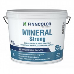 Краска фасадная Finncolor Mineral Strong, глубокоматовая, База А, 9л