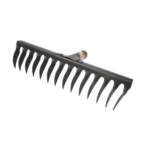 Грабли витые 350мм, 14 зубьев, рельсовая сталь, без черенка, R106-14t