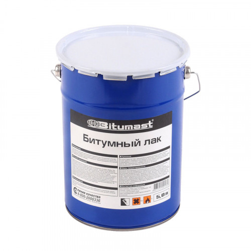Лак битумный Bitumast 5л