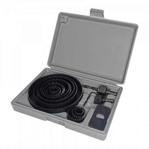 Набор кольцевых пил по дереву 19-127мм 16шт Vertextools 0282-16