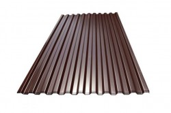 Профлист С-8 8017 коричневый шоколад 0,4х1200х3000