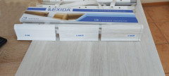 Плинтус Lexida 55, 362 Акация белая, 2,2м. с кабель каналом